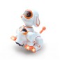 Catelus electric cu lumini si sunete, ochi luminosi, se roteste, danseaza, 14x19x18.5 cm