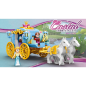 Set 349 cuburi constructie, caleasca cu cai si printesa, multicolor Set 349 cuburi constructie, caleasca cu cai si printesa, multicolor