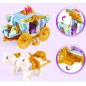Set 349 cuburi constructie, caleasca cu cai si printesa, multicolor Set 349 cuburi constructie, caleasca cu cai si printesa, multicolor
