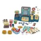 Casa de marcat cu sunete, functie calculator, scanner, produse alimentare, cos cumparaturi, bani, 3 ani+ Casa de marcat cu sunete, functie calculator, scanner, produse alimentare, cos cumparaturi, bani, 3 ani+