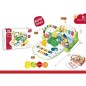 Covoras interactiv bebelusi, imprimeu crocodil, arcada cu jucarii zornaitoare Covoras interactiv bebelusi, imprimeu crocodil, arcada cu jucarii zornaitoare
