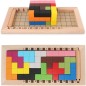 Joc Caramizi colorate din lemn, 32.3x15.8 cm, 36 luni+ Joc Caramizi colorate din lemn, 32.3x15.8 cm, 36 luni+