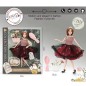Papusa articulata cu accesorii, gentuta, perie, coronita, 32 cm, 3 ani+