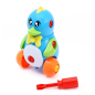 Set asamblare 3 figurine, catel, pinguin, pisica, 2 surubelnite incluse, 3 ani+
