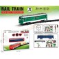 Tren electric, sunete realiste, set 19 piese constructie, efecte luminoase Tren electric, sunete realiste, set 19 piese constructie, efecte luminoase
