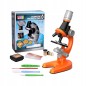 Microscop trinocular digital 1200X HD, kit portabil, jucarie realista Microscop trinocular digital 1200X HD, kit portabil, jucarie realista