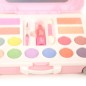 Set machiaj pentru copii, tip troller cu roti, 33 elemente, farduri, rujuri, oglinda, multicolor Set machiaj pentru copii, tip troller cu roti, 33 elemente, farduri, rujuri, oglinda, multicolor
