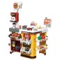 Set supermaket de jucarie, 54 accesorii, sunete, lumini, POS, scanner, cos cumparaturi, multicolor Set supermaket de jucarie, 54 accesorii, sunete, lumini, POS, scanner, cos cumparaturi, multicolor