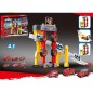 Set rampa lansare 4 in 1, 3 vehicule pompieri, set multicolor copii 3 ani + Set rampa lansare 4 in 1, 3 vehicule pompieri, set multicolor copii 3 ani +
