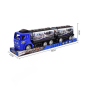 Camion dublu, utilaj politie, roti cauciuc, 12x58x15 cm Camion dublu, utilaj politie, roti cauciuc, 12x58x15 cm
