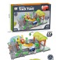 Tren electric cu statie, joc asamblare oras, set 33 elemente Tren electric cu statie, joc asamblare oras, set 33 elemente
