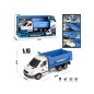 Camioneta de jucarie cu frictiune, muzica, efecte luminoase, 12 x 29 x 10 cm, albastra Camioneta de jucarie cu frictiune, muzica, efecte luminoase, 12 x 29 x 10 cm, albastra