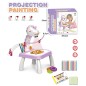 Masuta cu proiector, Unicorn cu lumina, masuta desen, accesorii incluse Masuta cu proiector, Unicorn cu lumina, masuta desen, accesorii incluse