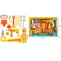 Set scule constructii, figurina mester, plastic multicolor Set scule constructii, figurina mester, plastic multicolor
