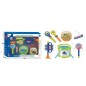 Set instrumete muzicale de jucarie, tematica animale, multicolor Set instrumete muzicale de jucarie, tematica animale, multicolor