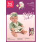 Papusa bebelus cu fundita, corp din vinil, aspect realist Papusa bebelus cu fundita, corp din vinil, aspect realist