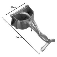 Storcator manual pentru stors fructe, 20x12x10 cm, argintiu