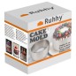 Forma de tort reglabila 16-30 cm, capacitate 14 L, inaltime 20 cm, argintie