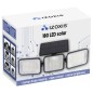 Lampa solara de exterior, 180 LED-uri, senzor de miscare 8-10 m, 1800 mAh, IP65, 3 segmente, 550 lm, 6000-7000K, 8W Lampa solara de exterior, 180 LED-uri, senzor de miscare 8-10 m, 1800 mAh, IP65, 3 segmente, 550 lm, 6000-7000K, 8W
