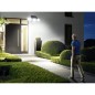 Lampa solara de exterior, 180 LED-uri, senzor de miscare 8-10 m, 1800 mAh, IP65, 3 segmente, 550 lm, 6000-7000K, 8W Lampa solara de exterior, 180 LED-uri, senzor de miscare 8-10 m, 1800 mAh, IP65, 3 segmente, 550 lm, 6000-7000K, 8W