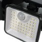 Lampa solara de exterior, 180 LED-uri, senzor de miscare 8-10 m, 1800 mAh, IP65, 3 segmente, 550 lm, 6000-7000K, 8W Lampa solara de exterior, 180 LED-uri, senzor de miscare 8-10 m, 1800 mAh, IP65, 3 segmente, 550 lm, 6000-7000K, 8W