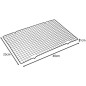 Gratar pentru racire si glazura, antiaderent, picioare de spirjin, 40x25x1 cm, otel negru Gratar pentru racire si glazura, antiaderent, picioare de spirjin, 40x25x1 cm, otel negru