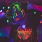 Vopsea glow UV neon, cantitate 25 ml, alba, pentru corp