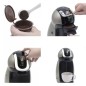 Set 6 capsule de cafea reutilizabile, linguri de masurare, 5.5 x 3 cm, maro Set 6 capsule de cafea reutilizabile, linguri de masurare, 5.5 x 3 cm, maro
