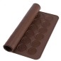 Forma din silicon pentru macaroons, 2 dimensiuni, 48 orificii, 38,5 x 28,5 x 0,3 cm, maro Forma din silicon pentru macaroons, 2 dimensiuni, 48 orificii, 38,5 x 28,5 x 0,3 cm, maro