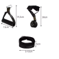 Set antrenament, 5 benzi elastice, 2 manere, 2 chingi glezne, ancora usa, husa transport