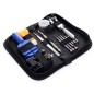 Trusa reparat ceasuri, 13 piese, set unelte si accesorii, organizator cu fermoar, RESIGILAT Trusa reparat ceasuri, 13 piese, set unelte si accesorii, organizator cu fermoar, RESIGILAT
