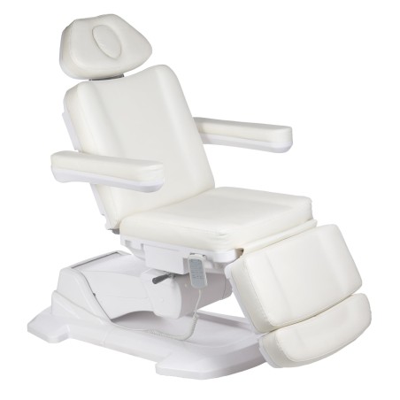 Fotoliu electric cosmetica, telecomanda, rotativ, inaltime reglabila 59-89 cm, lungime 184-206 cm, maxim 160 kg, piele ecologica