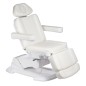 Fotoliu electric cosmetica, telecomanda, rotativ, inaltime reglabila 59-89 cm, lungime 184-206 cm, maxim 160 kg, piele ecologica