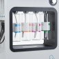 Aparat hidrodermabraziune, combina cosmetica 7 in 1, 3 recipiente de hidrodermabraziune, 9 varfuri, 350W, ultrasunete 1.1 MHz