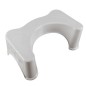 Scaun pentru toaleta, picioare cauciucate, 42 x 17 x 26 cm, alb Scaun pentru toaleta, picioare cauciucate, 42 x 17 x 26 cm, alb