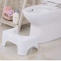 Scaun pentru toaleta, picioare cauciucate, 42 x 17 x 26 cm, alb Scaun pentru toaleta, picioare cauciucate, 42 x 17 x 26 cm, alb