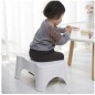 Scaun pentru toaleta, picioare cauciucate, 42 x 17 x 26 cm, alb Scaun pentru toaleta, picioare cauciucate, 42 x 17 x 26 cm, alb