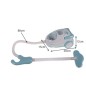 Aspirator pentru copii, bile din polistiren, sunete si lumini, baterii, albastru-alb Aspirator pentru copii, bile din polistiren, sunete si lumini, baterii, albastru-alb