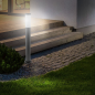 Lampa LED de exterior, inaltime 90 cm, unghi fascicul 360 grade, E27, negru