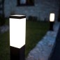 Lampa LED de exterior, inaltime 90 cm, unghi fascicul 360 grade, E27, negru Lampa LED de exterior, inaltime 90 cm, unghi fascicul 360 grade, E27, negru