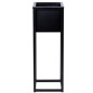 Suport pentru flori cu ghiveci, 61 x 21.5 x 21.5 cm, cadru metal, negru mat Suport pentru flori cu ghiveci, 61 x 21.5 x 21.5 cm, cadru metal, negru mat