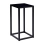 Stand suport din metal pentru plante, dreptunghiular, inaltime 40 cm, negru mat Stand suport din metal pentru plante, dreptunghiular, inaltime 40 cm, negru mat