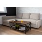 Masuta de cafea, raft inferior, stil industrial, sarcina maxima 40 kg, otel si placi laminate Masuta de cafea, raft inferior, stil industrial, sarcina maxima 40 kg, otel si placi laminate