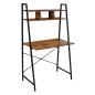 Birou in stil industrial, biblioteca cu 2 rafturi, structura otel, 142 x 47 x 44 cm, blat stejar invechit Birou in stil industrial, biblioteca cu 2 rafturi, structura otel, 142 x 47 x 44 cm, blat stejar invechit