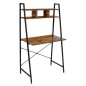 Birou in stil industrial, biblioteca cu 2 rafturi, structura otel, 142 x 47 x 44 cm, blat stejar invechit Birou in stil industrial, biblioteca cu 2 rafturi, structura otel, 142 x 47 x 44 cm, blat stejar invechit