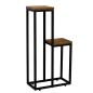 Suport de flori, 2 rafturi 67 cm si 38 cm, picioare otel negru mat, maxim 10 kg Suport de flori, 2 rafturi 67 cm si 38 cm, picioare otel negru mat, maxim 10 kg