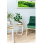 Suport metalic pentru flori, raft laminat in culoarea stejarului, maxim 10 kg, inaltime 42.5 cm