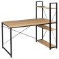 Birou stil industrial, 3 rafturi laterale, blat laminat 120x60x1,5 cm, constructie otel Birou stil industrial, 3 rafturi laterale, blat laminat 120x60x1,5 cm, constructie otel