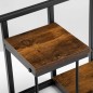 Suport de flori cu 3 polite laminate, raft 17x17 cm, maxim 15 kg, montare perete Suport de flori cu 3 polite laminate, raft 17x17 cm, maxim 15 kg, montare perete