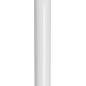 Cuier hol, depozitare haine si incaltaminte, 18 carlige, 3 rafturi, inaltime 190 cm, latime 66 cm, otel alb